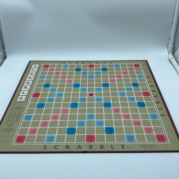 Vintage Scrabble Board Game Selchow & Righter Co. 1948 - Picture 10 of 15